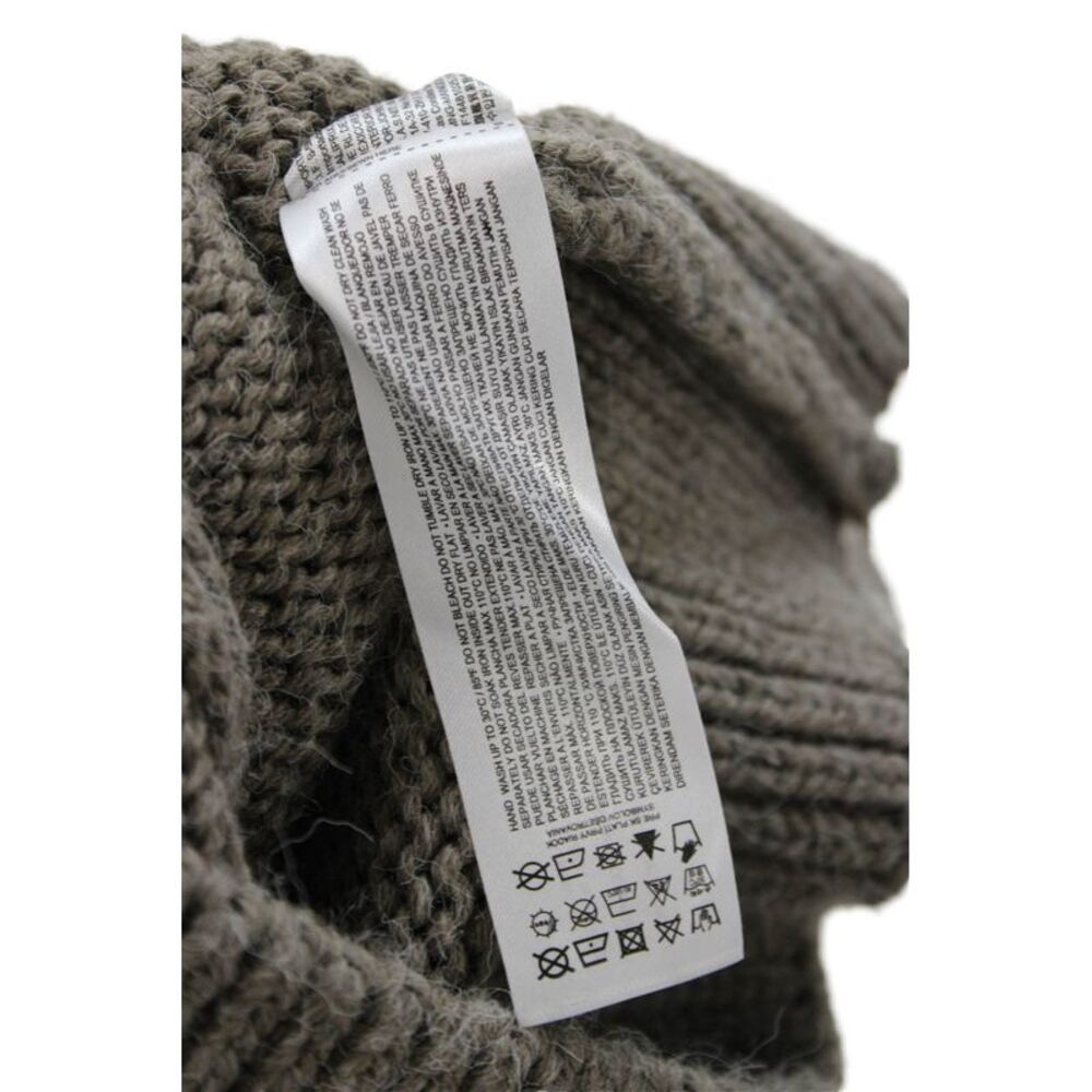 MNG Unisex Pullover Sweater Gray Crew Neck Long Sleeve Size S - Picture 6 of 6